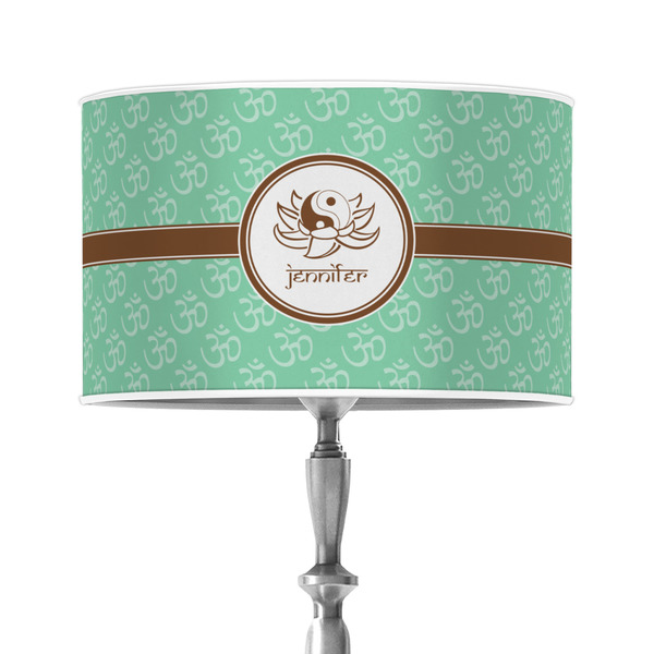 Custom Om 12" Drum Lamp Shade - Poly-film (Personalized)