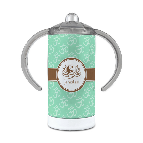 Custom Om 12 oz Stainless Steel Sippy Cup (Personalized)