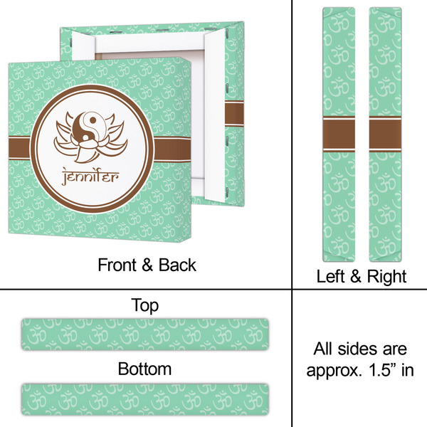 Om 12x12 - Canvas Print - Approval