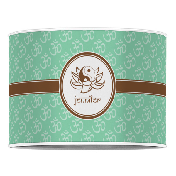 Om 16" Drum Lampshade - FRONT (Poly Film)