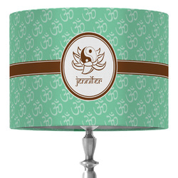 Om 16" Drum Lamp Shade - Fabric (Personalized)