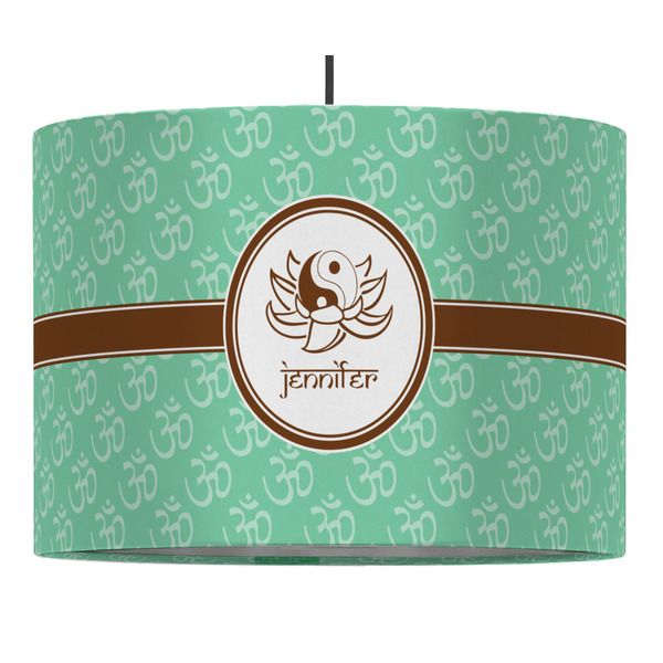 Om 16" Drum Lampshade - PENDANT (Fabric)