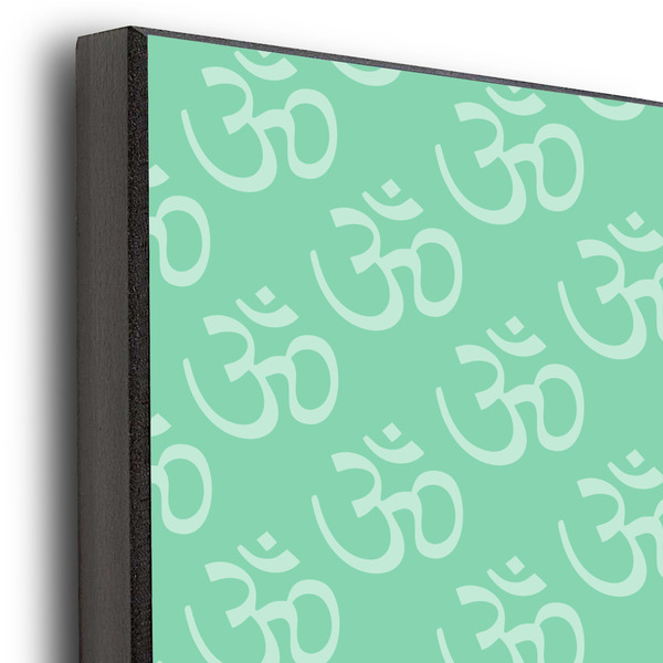 Om 16x20 Wood Print - Closeup