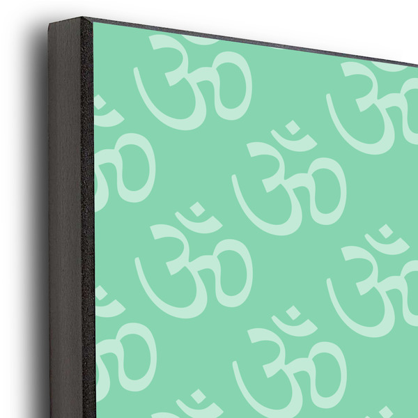 Om 20x24 Wood Print - Closeup