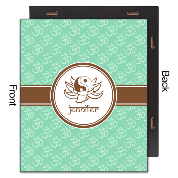 Om 20x24 Wood Print - Front & Back View