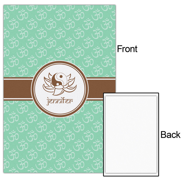 Om 20x30 - Matte Poster - Front & Back