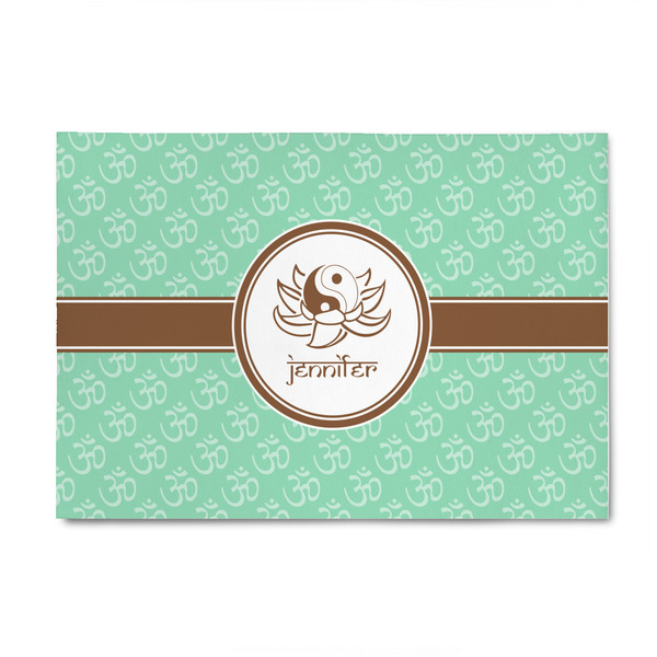 Custom Om 4' x 6' Indoor Area Rug (Personalized)