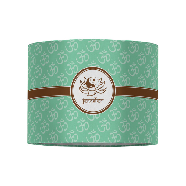 Om 8" Drum Lampshade - FRONT (Fabric)