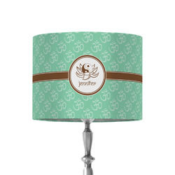 Om 8" Drum Lamp Shade - Fabric (Personalized)