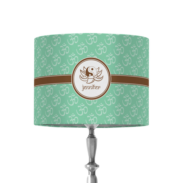 Custom Om 8" Drum Lamp Shade - Fabric (Personalized)