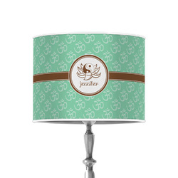 Om 8" Drum Lamp Shade - Poly-film (Personalized)