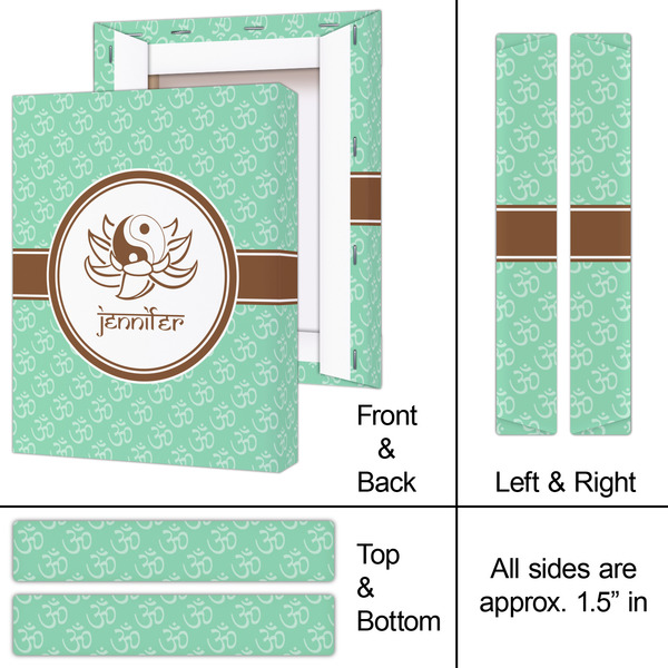 Om 8x10 - Canvas Print - Approval