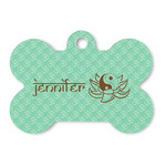 Om Bone Shaped Dog ID Tag (Personalized)