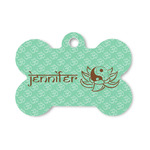Om Bone Shaped Dog ID Tag - Small (Personalized)