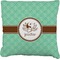 Om Faux-Linen Throw Pillow 18" (Personalized)