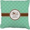Om Faux-Linen Throw Pillow 20" (Personalized)