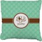 Om Faux-Linen Throw Pillow 26" (Personalized)