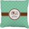Om Faux-Linen Throw Pillow (Personalized)