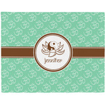 Om Woven Fabric Placemat - Twill w/ Name or Text