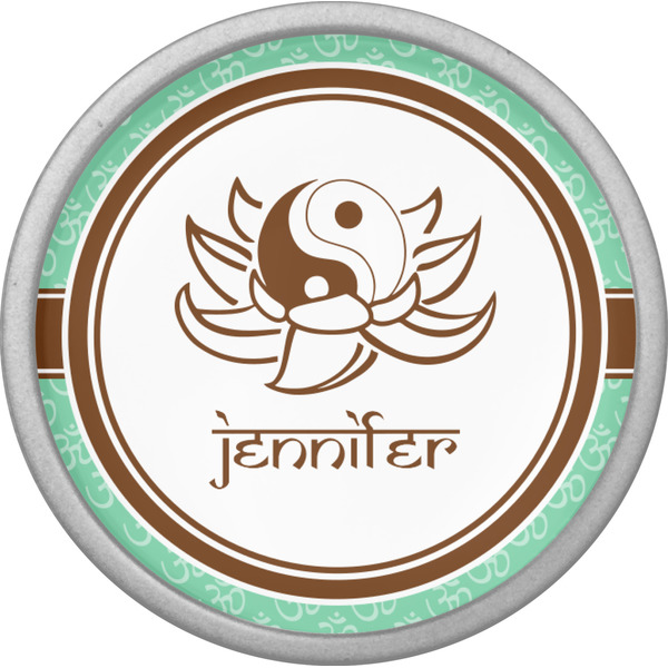 Om Cabinet Knob - Nickel - Front