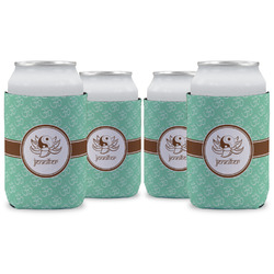 Om Can Cooler (12 oz) - Set of 4 w/ Name or Text