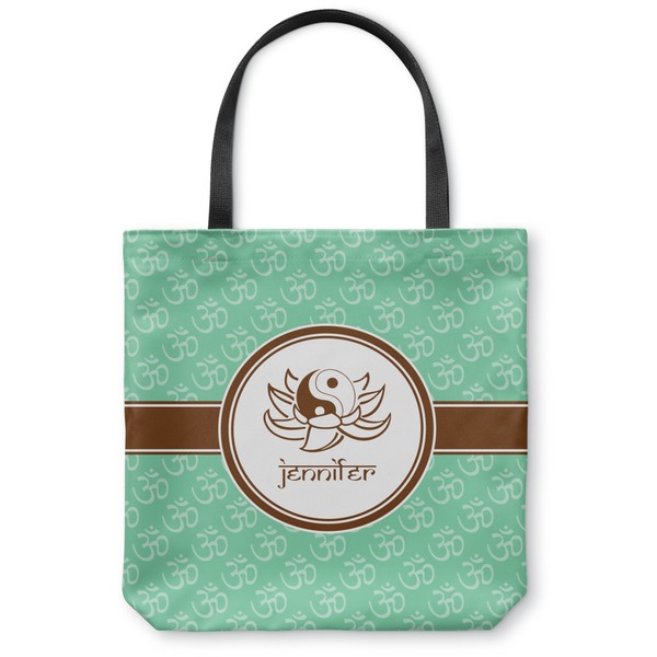 Custom Om Canvas Tote Bag (Personalized)