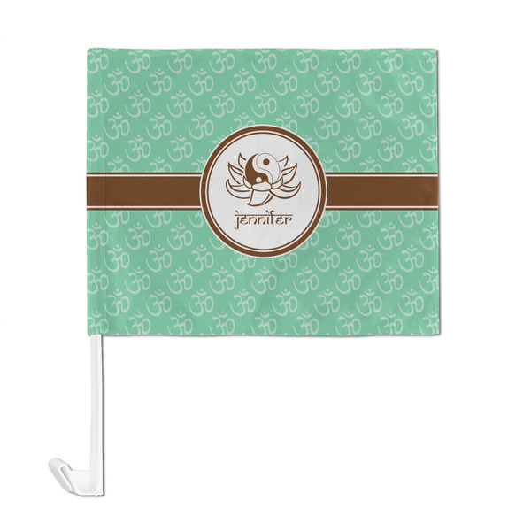 Om Car Flag - Large - FRONT