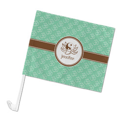 Om Car Flag - Large (Personalized)