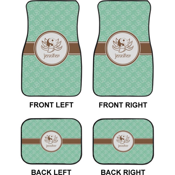 Om Car Floor Mats Set (2F + 2B)