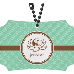 Om Rear View Mirror Ornament (Personalized)