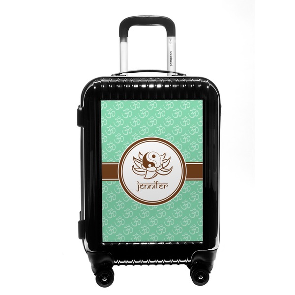 Custom Om Carry On Hard Shell Suitcase (Personalized)