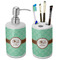 Om Ceramic Bathroom Accessories Set (Personalized)