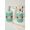 Om Ceramic Bathroom Accessories - LIFESTYLE (toothbrush holder & soap dispenser)