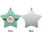 Om Ceramic Flat Ornament - Star Front & Back (APPROVAL)