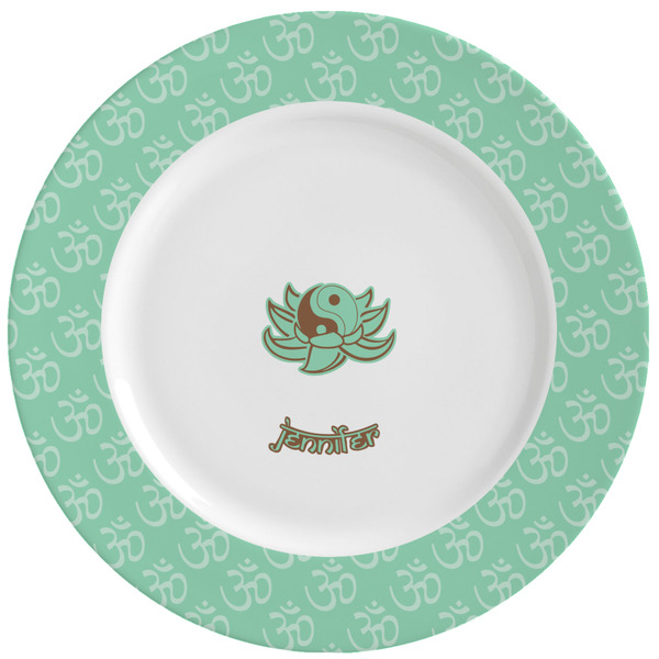 Custom Om Ceramic Dinner Plates (Set of 4) (Personalized)