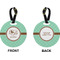 Om Circle Luggage Tag (Front + Back)