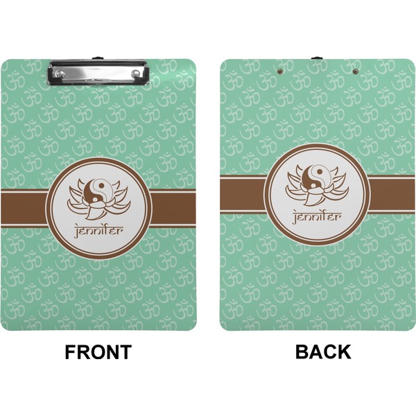 Om Clipboard (Letter) (Front + Back)
