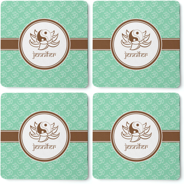 Om Coaster Rubber Back - Apvl