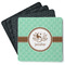 Om Square Rubber Backed Coasters - Set of 4 (Personalized)