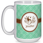 Om 15 Oz Coffee Mug - White (Personalized)