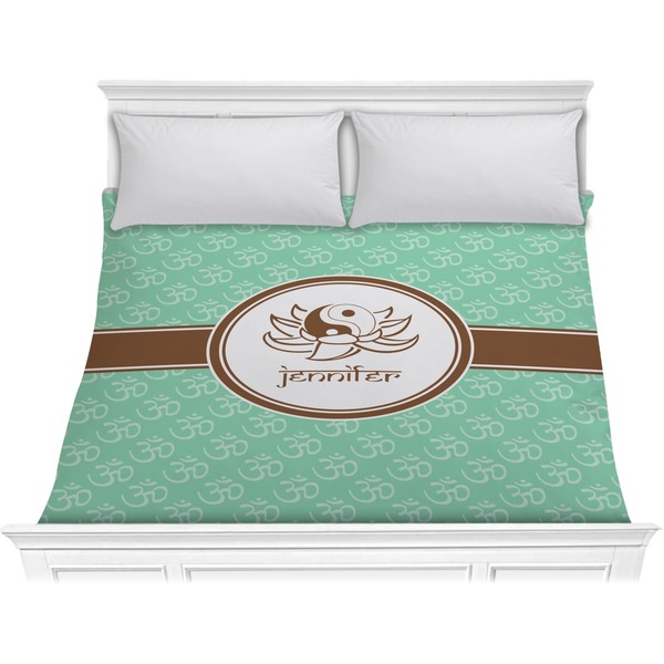 Custom Om Comforter - King (Personalized)