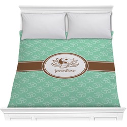 Om Comforter - Full / Queen (Personalized)