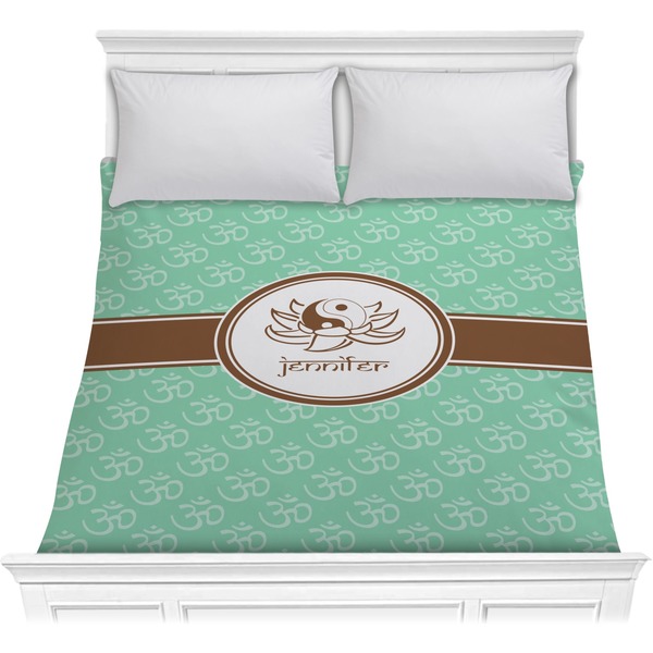 Custom Om Comforter - Full / Queen (Personalized)