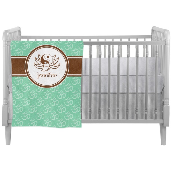 Custom Om Crib Comforter / Quilt (Personalized)