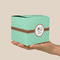 Om Cube Favor Gift Box - On Hand - Scale View