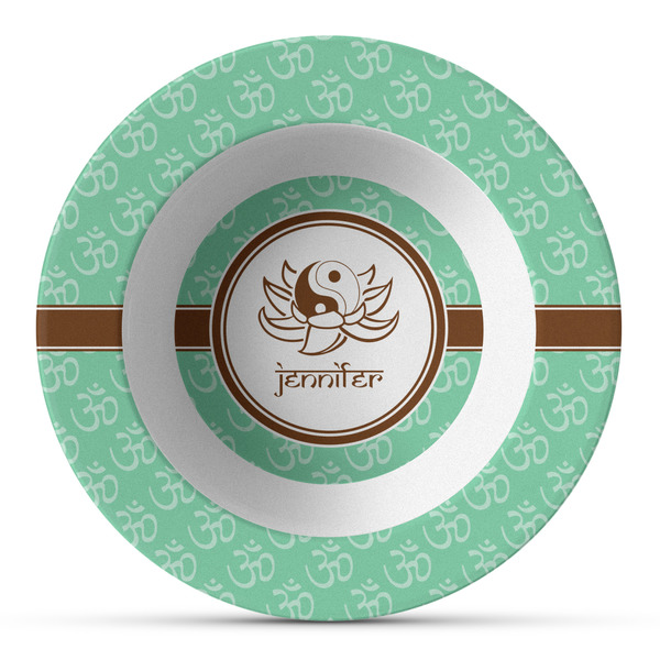 Custom Om Plastic Bowl - Microwave Safe - Composite Polymer (Personalized)