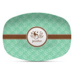 Om Plastic Platter - Microwave & Oven Safe Composite Polymer (Personalized)