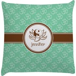 Om Decorative Pillow Case (Personalized)