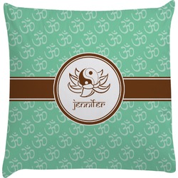 Om Decorative Pillow Case (Personalized)