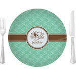 Om Glass Lunch / Dinner Plate 10" (Personalized)